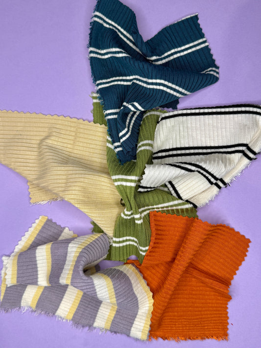 Derby Slim Stripe Jersey - Shell