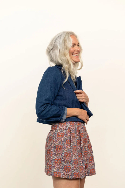 The Bernadette Skirt - XS - 7X - Friday Pattern Co - Printed Pattern