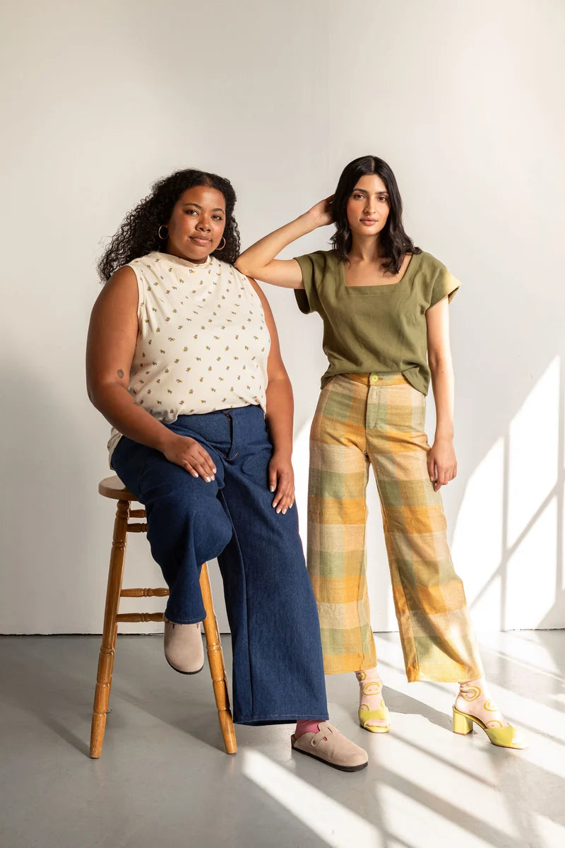 The Flâneur Pants - XS - 7X - Friday Pattern Co - Printed Pattern
