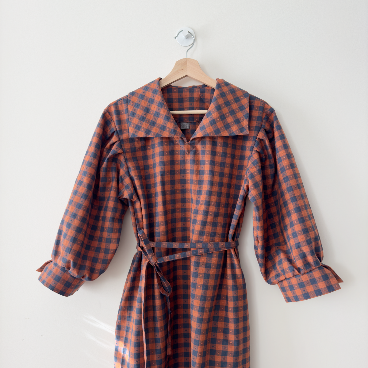Sewing Therapy Roma Top and Dress PDF sewing pattern, burgundy top front
