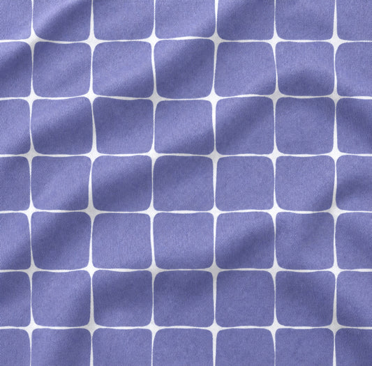 Kitschy Notions Fabric -  Maude, Mauve, and Mod - Cotton Twill