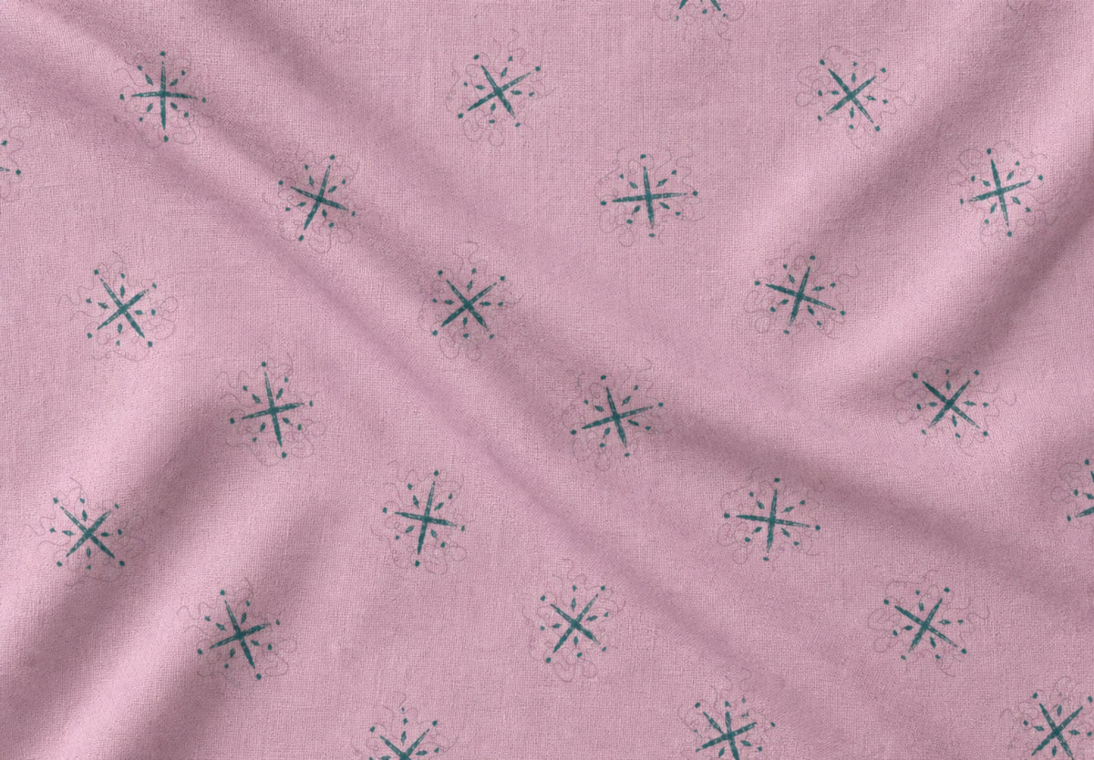Kitschy Notions Fabric - Double Dutch - Woven Cotton Twill