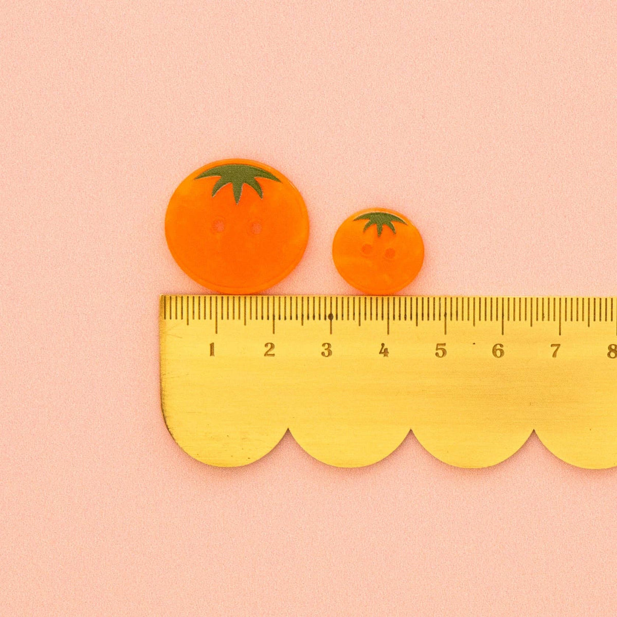 Orange Heirloom Tomato Buttons