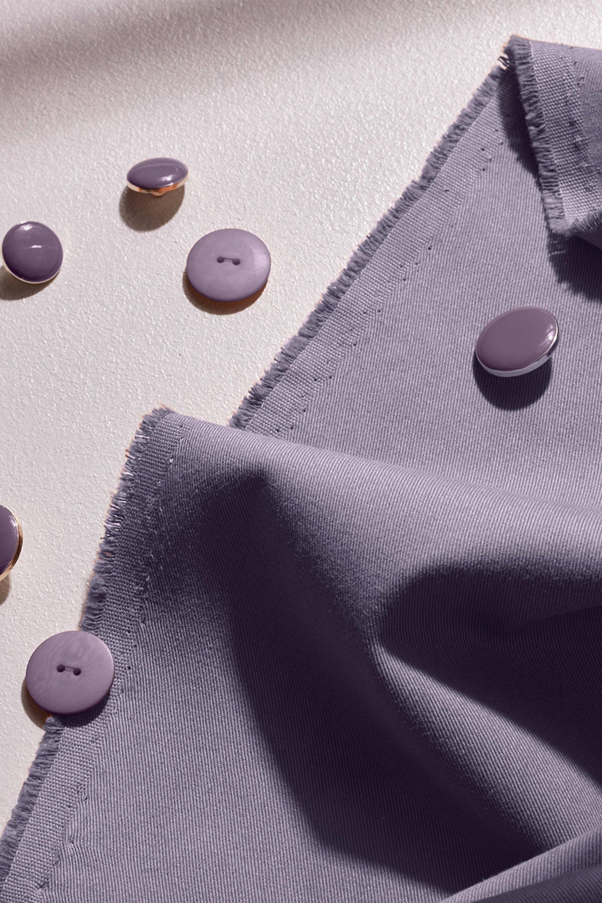 Atelier Brunette Divine Parma light gabardine with matching buttons