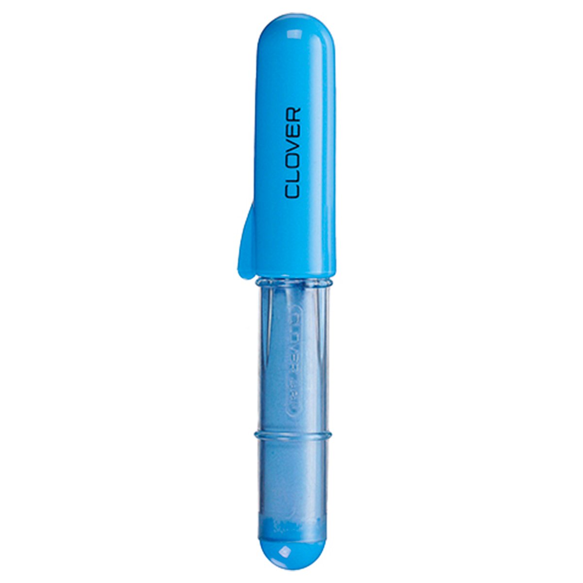 Clover Chaco Liner pen style chalk marker in blue for marking fabric