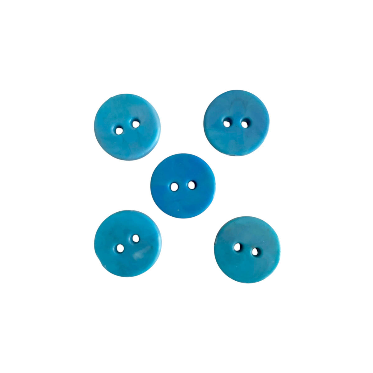 Cerulean Recycled Plastic Buttons