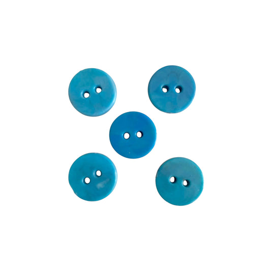 Cerulean Recycled Plastic Buttons