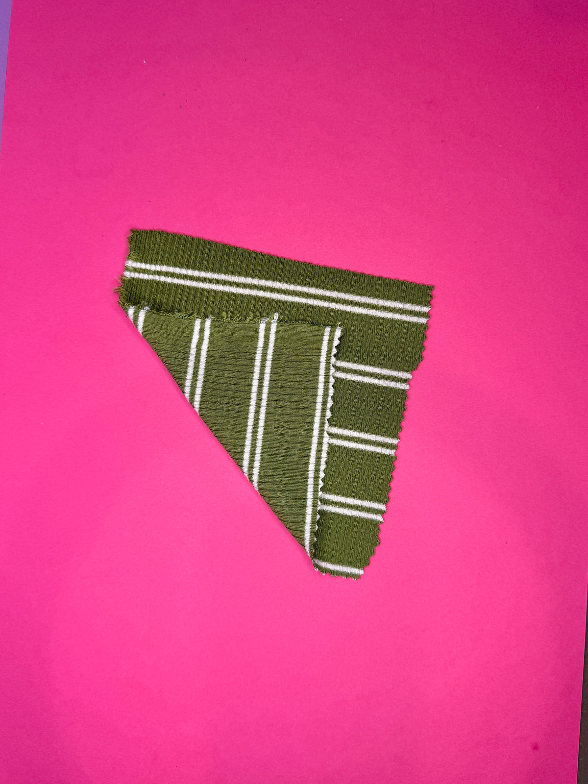 Derby Slim Stripe Jersey - Tea Green