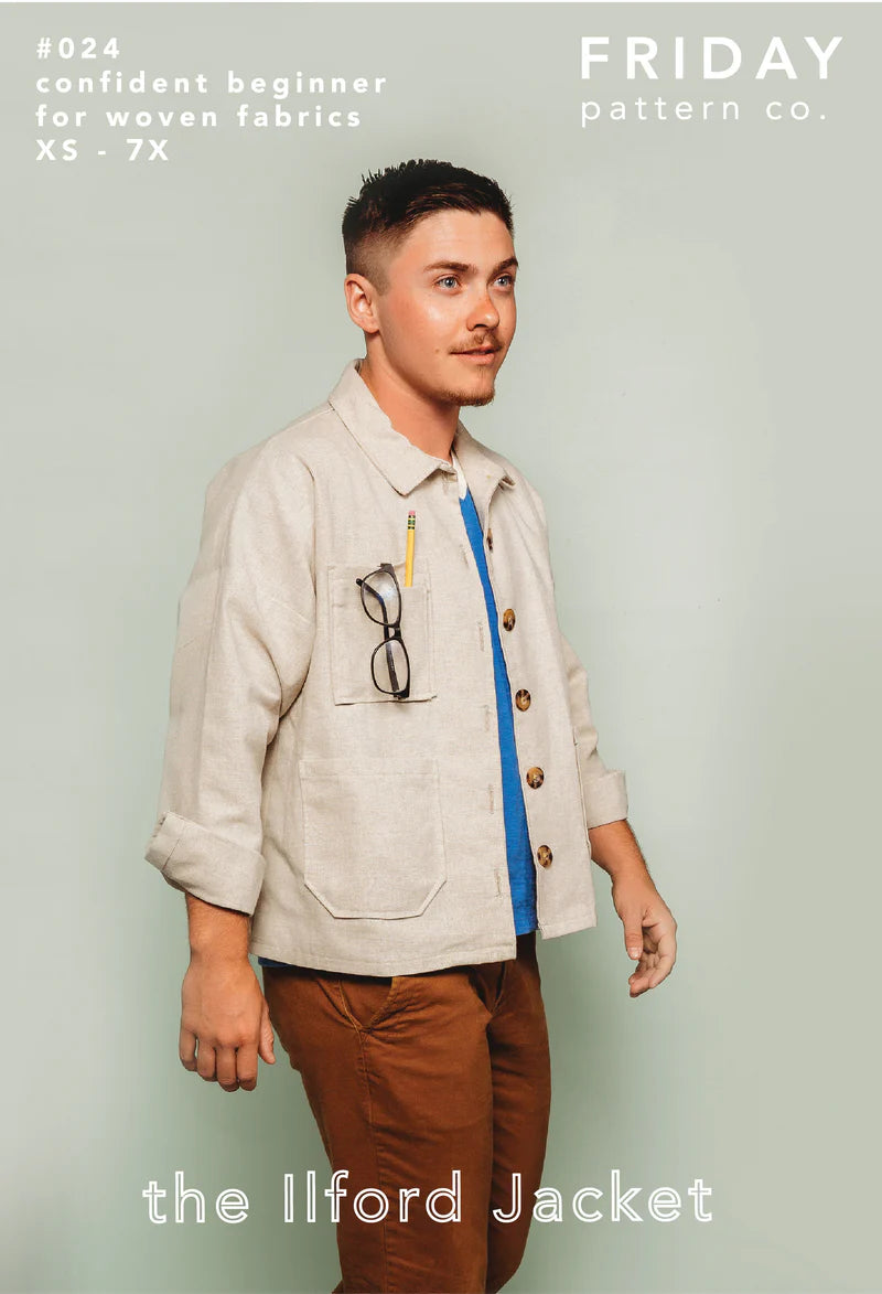The Ilford Jacket - XS - 7X - Friday Pattern Co - Printed Pattern