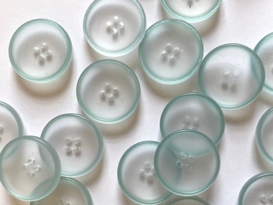 Aqua blue bio-buttons