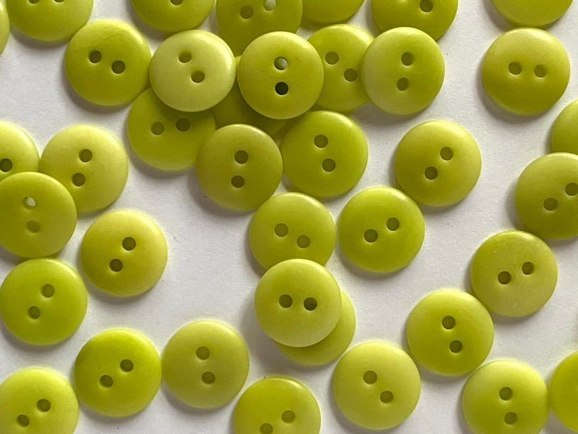 Chartreuse Green Corozo Buttons