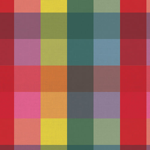 Pre-Order - Yarn Dyed Woven - 100% Cotton - Rainbow Plaid