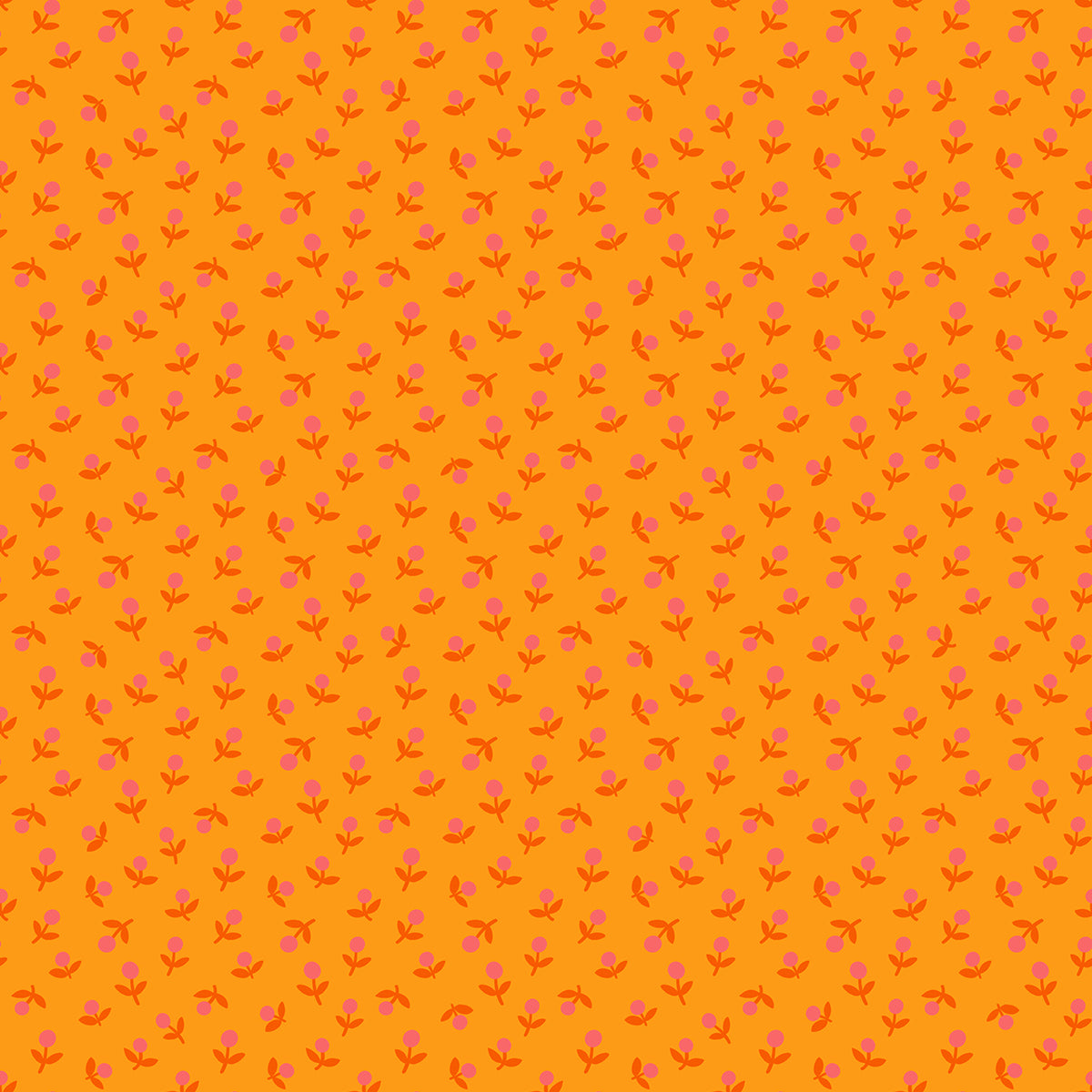 Ruby Star Society 1-800 Calico quilting cotton swatch (RS4103-25), tiny orange dots, in the layer cake