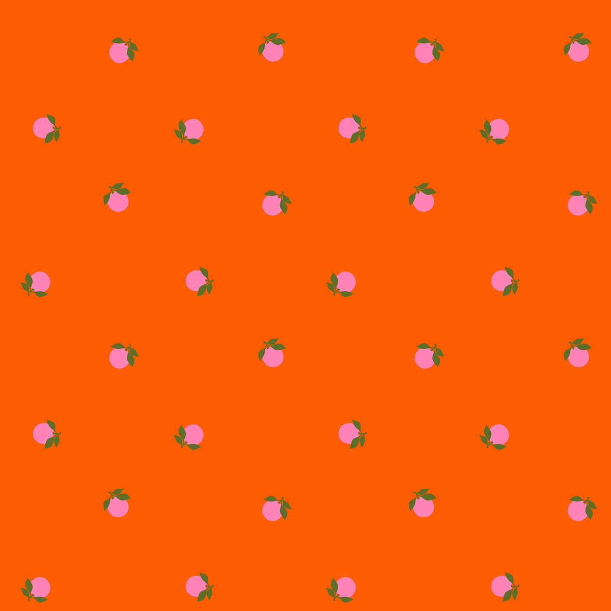Ruby Star Society Sparkle Shopper quilting cotton swatch, Tangerines in Florida (RS0130-15), tiny tangerines on orange, in the fat quarter bundle