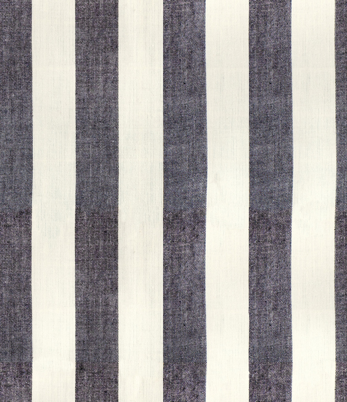 Ruby Star Society Warp and Weft Daisy Days yarn-dyed woven cotton swatch, Clothesline Stripe in Black (RS4183-12), black and white wide stripe