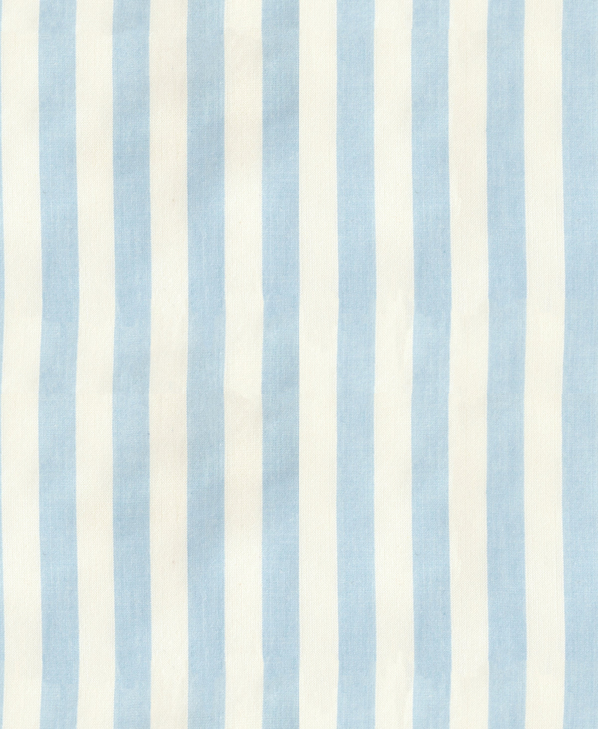 Ruby Star Society Warp and Weft Daisy Days yarn-dyed woven cotton swatch, Disco in Sky (RS4186-12), pale sky blue stripe