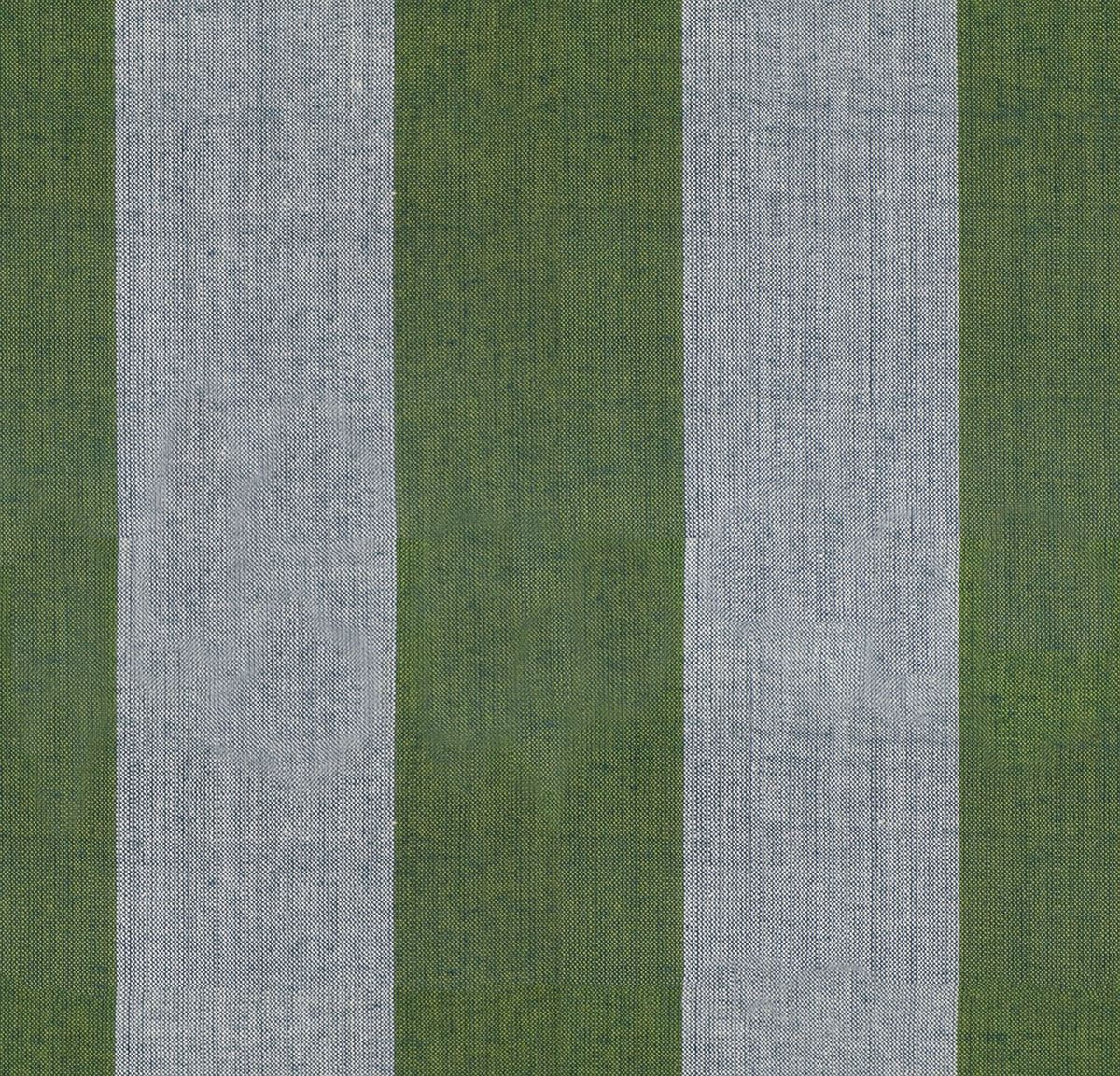 Ruby Star Society Warp and Weft Daisy Days yarn-dyed woven cotton swatch, Umbrella in Sprout (RS4189-11), sage and grey wide stripe