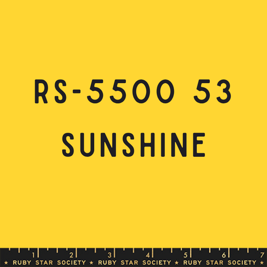 Ruby Star Solids Sunshine RS5500 53 — ruler scale and colour label