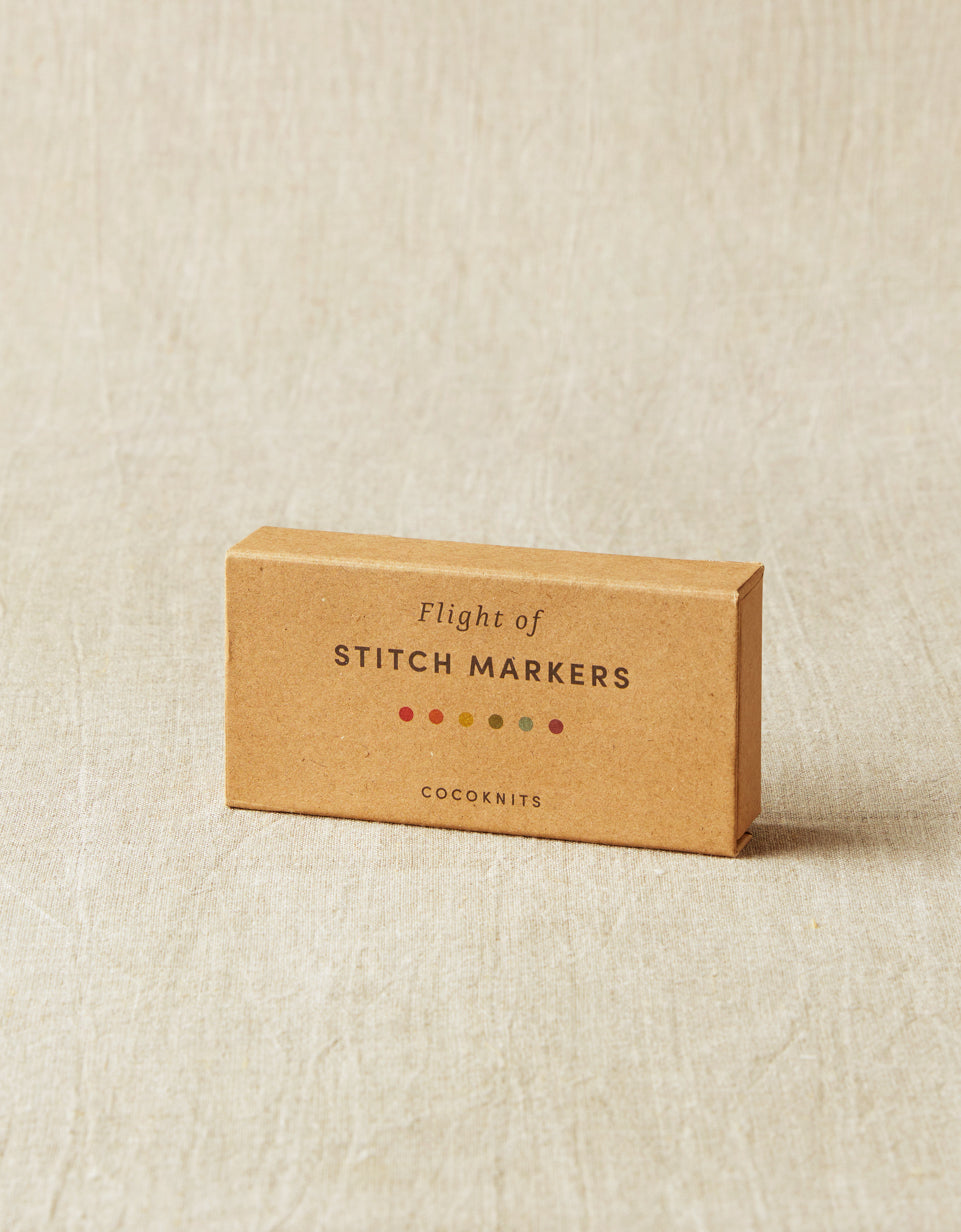 CocoKnits Flight of Stitch Markers box, closed