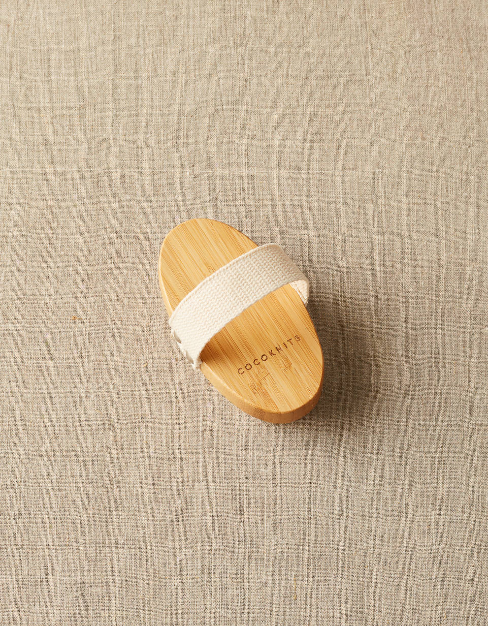 CocoKnits sweater care brush, a natural bristle knitwear brush