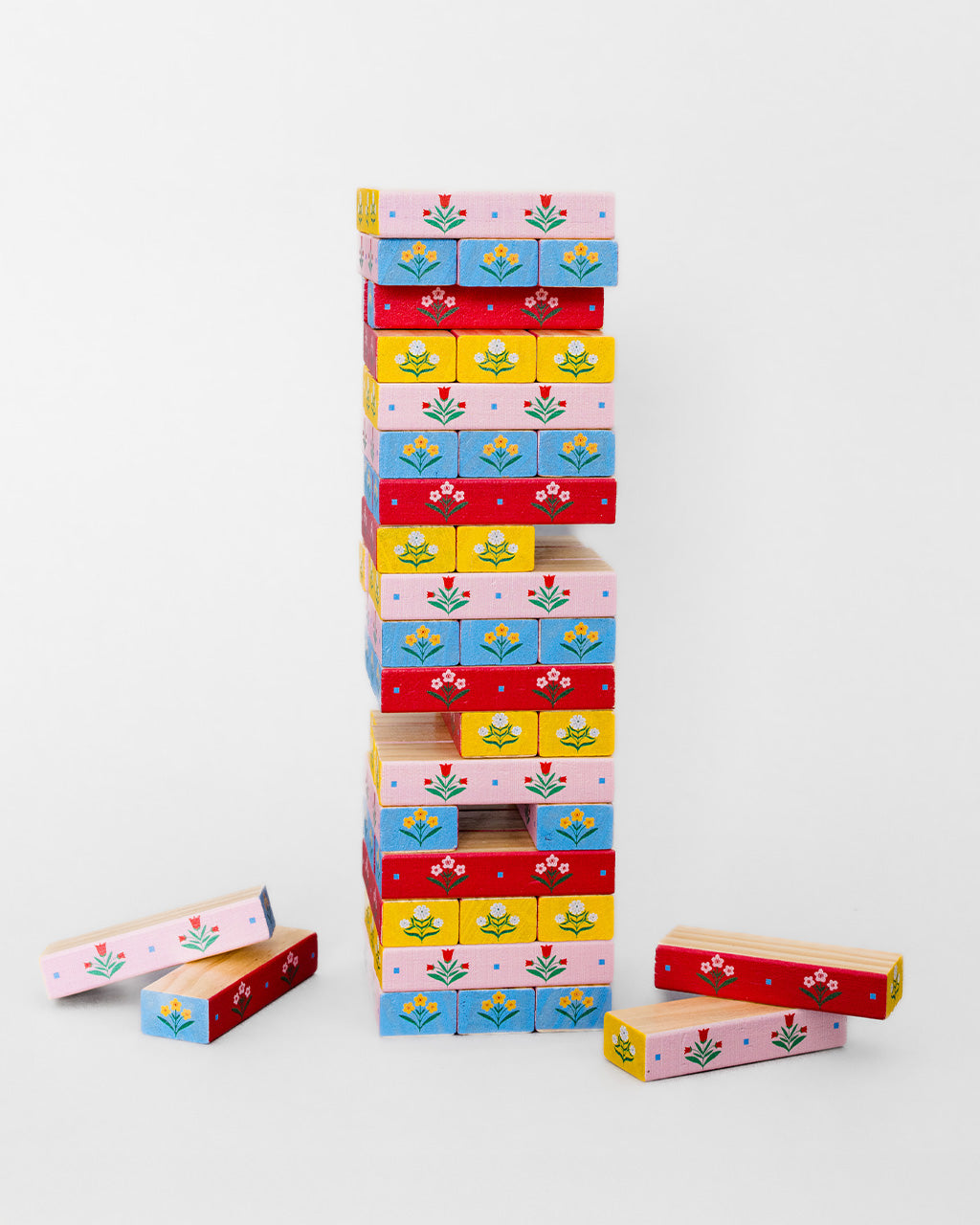 Ban.do Tumblin' Tower blocks stacked with quilt patterns, a gift for sewists