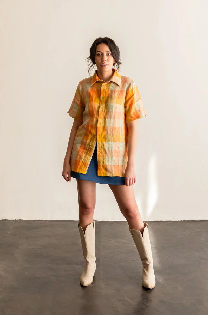 The Butano Button Up - XS - 7X - Friday Pattern Co - Printed Pattern