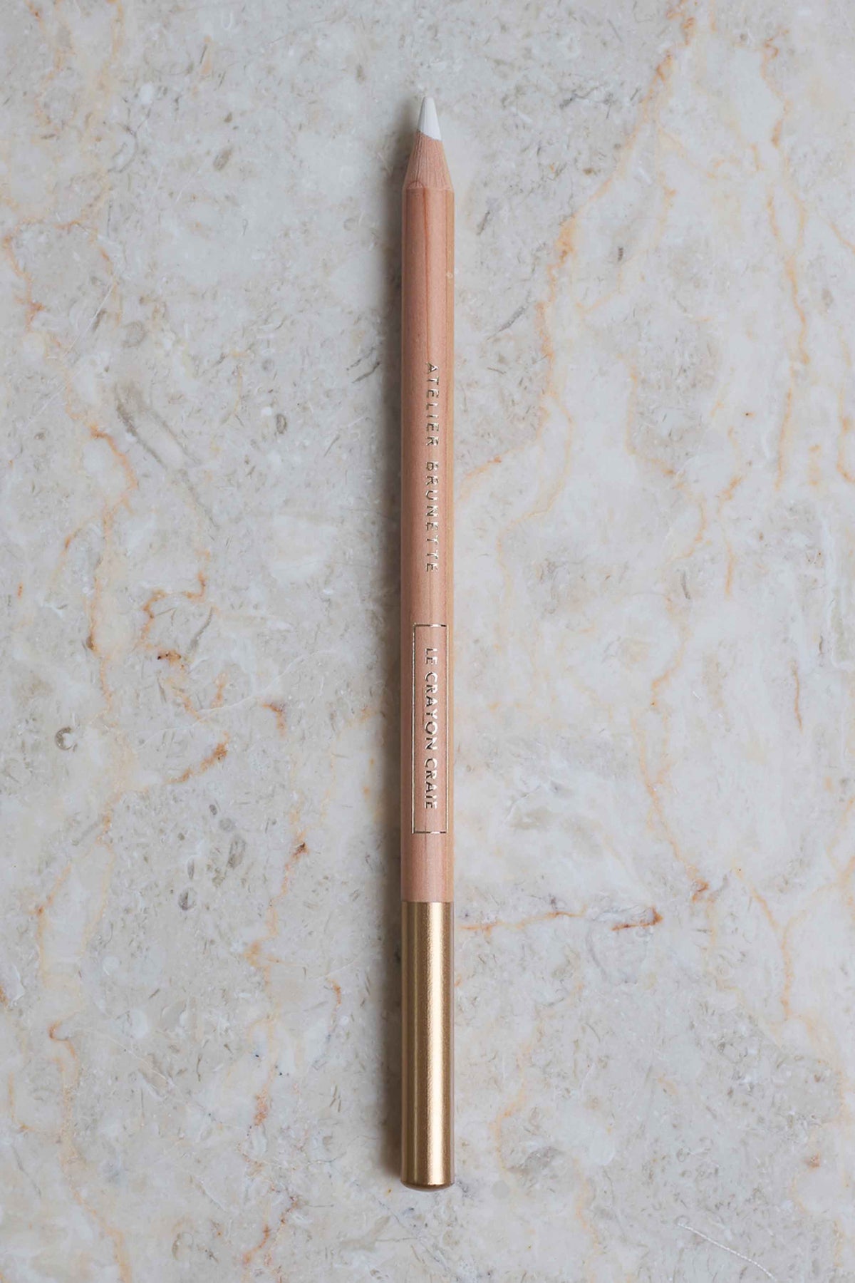 Atelier Brunette tailor's chalk pencil, a wooden fabric marking pencil for sewing