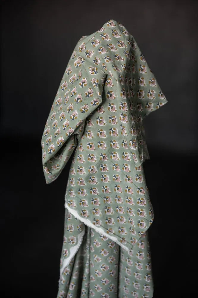 Chelsea Bud Indian Block Print Cotton
