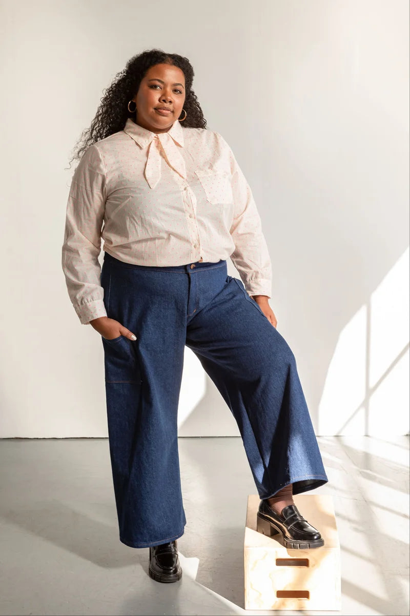 The Flâneur Pants - XS - 7X - Friday Pattern Co - Printed Pattern