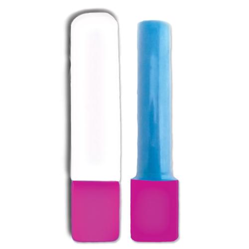 Sewline water soluble fabric glue refills in blue, 2 pack, glue pen cartridges for basting and appliqué