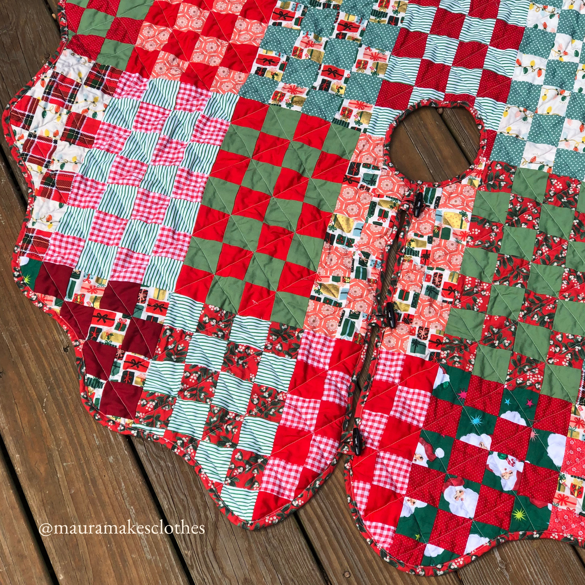 Connie Christmas Tree Skirt Sewing Pattern