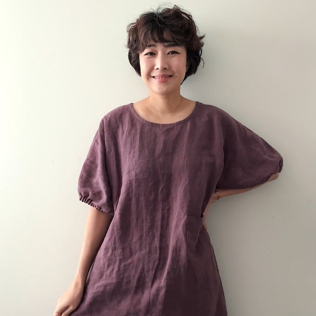 Sewing Therapy Infit Top and Dress PDF sewing pattern, black top and trousers