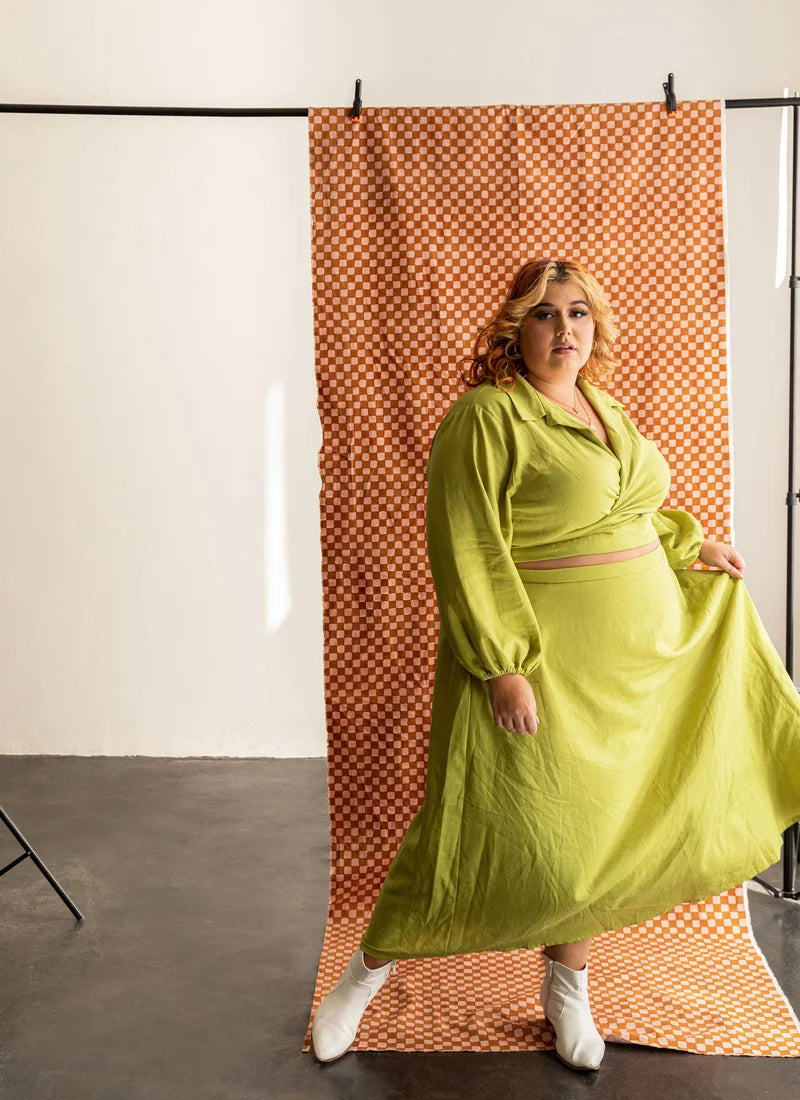The Saturday Skirt Set - XS - 7X - Friday Pattern Co - Printed Pattern